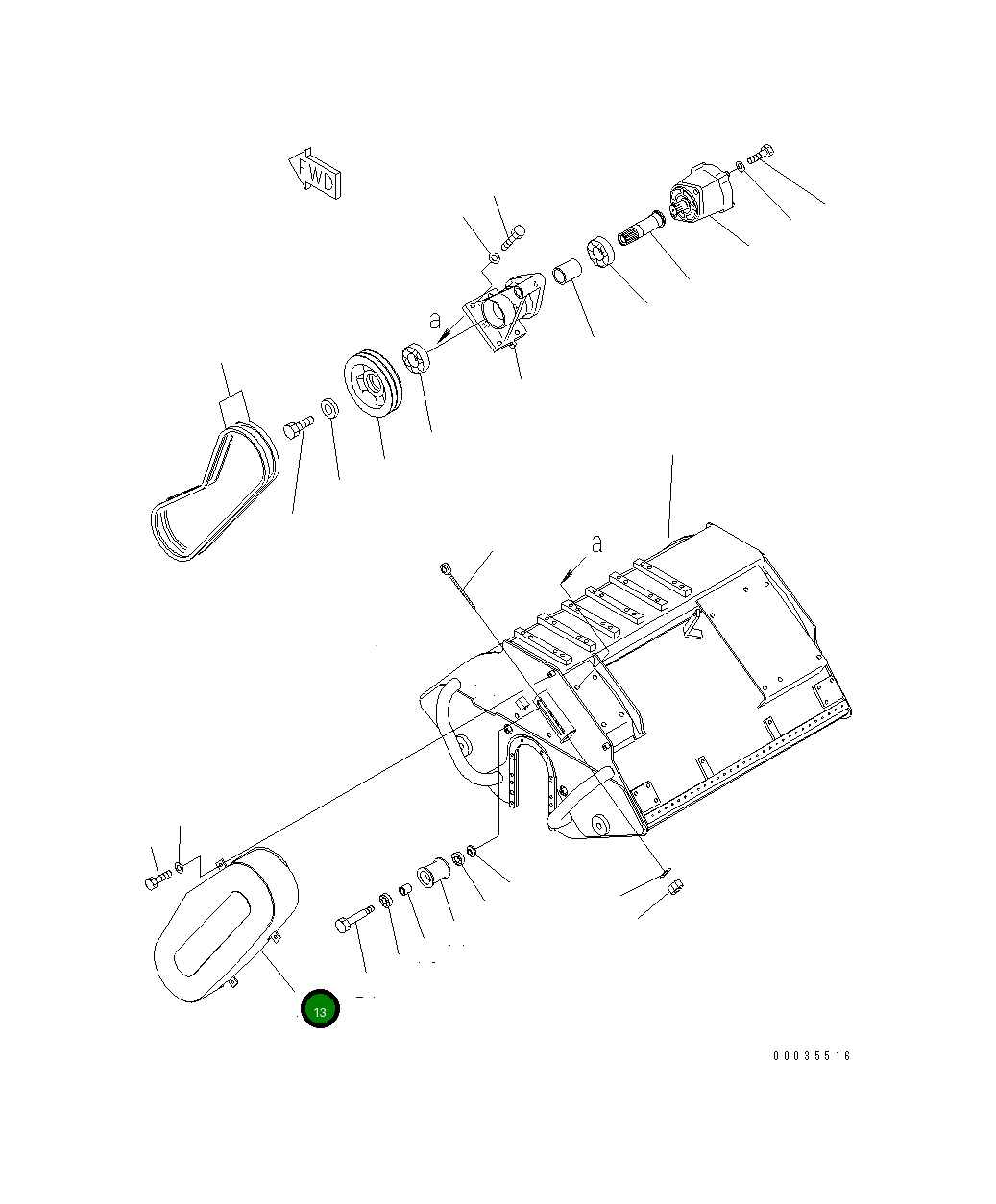 Крышка 20P-880-1163 Komatsu