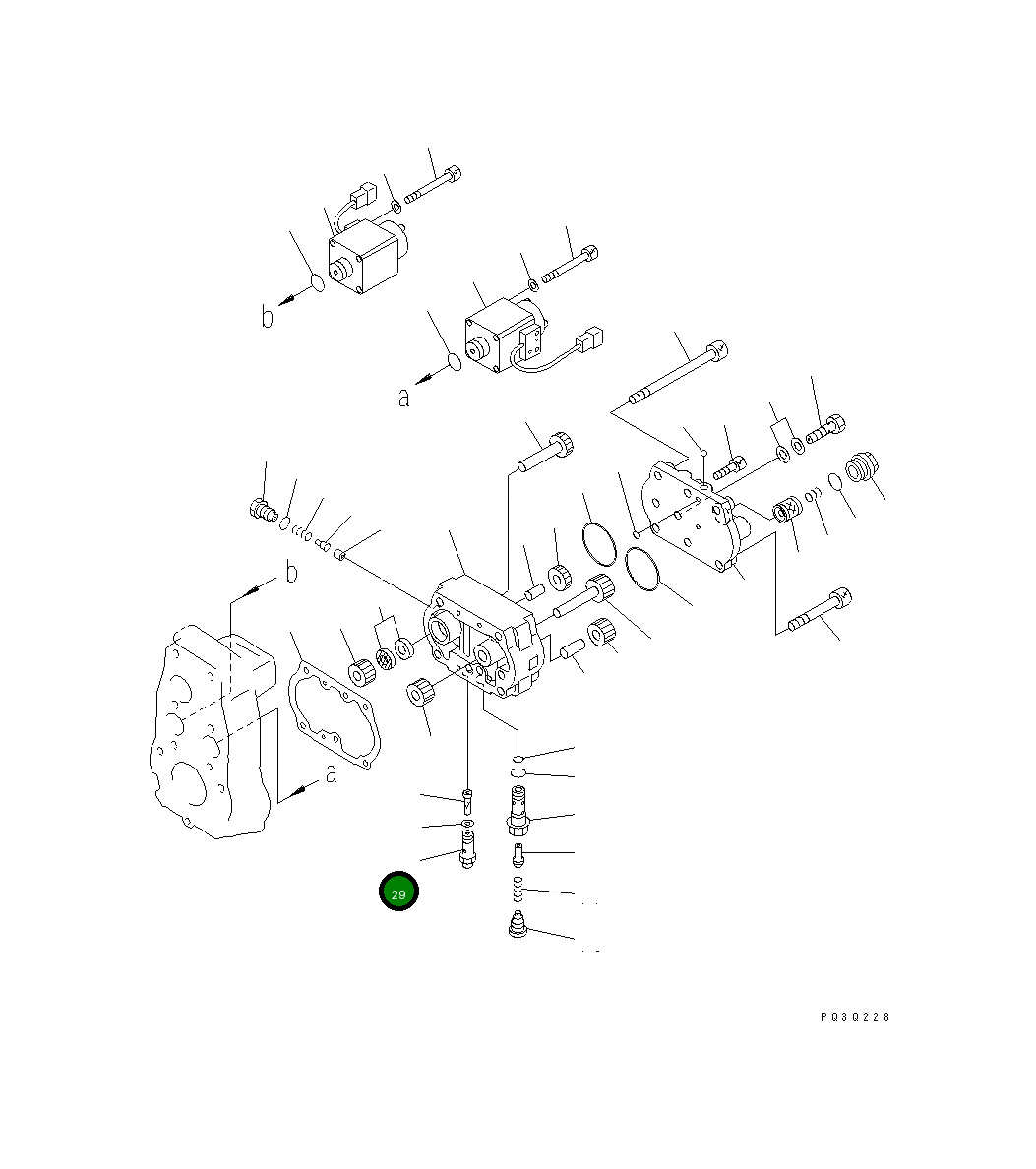 Болт 6553-71-9150 Komatsu