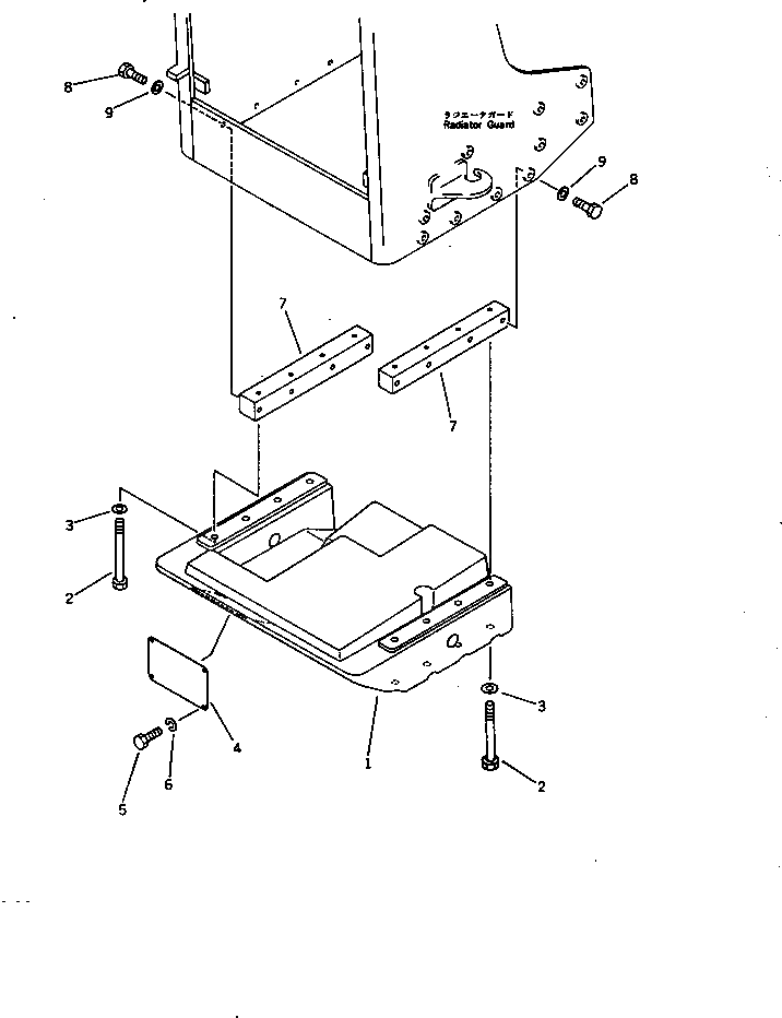 Болт 144-54-56230  Komatsu
