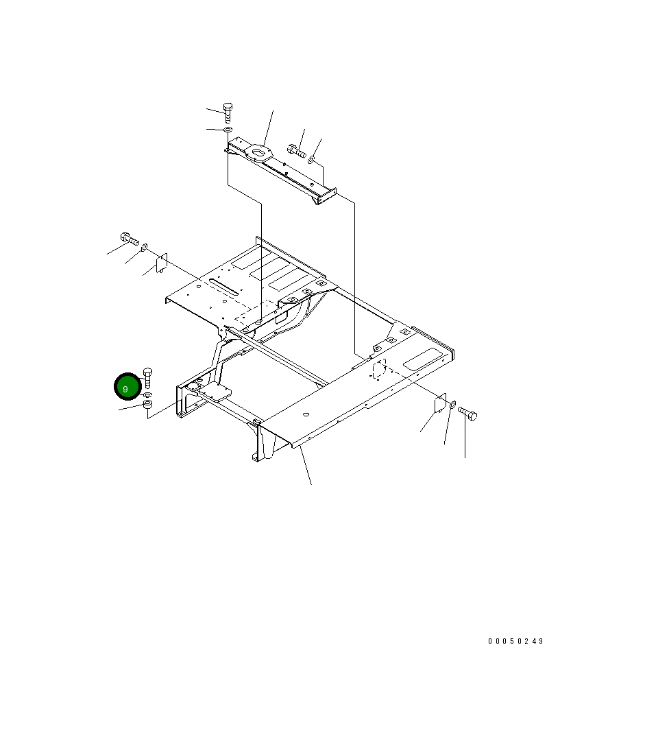 Болт 01010-81870 Komatsu