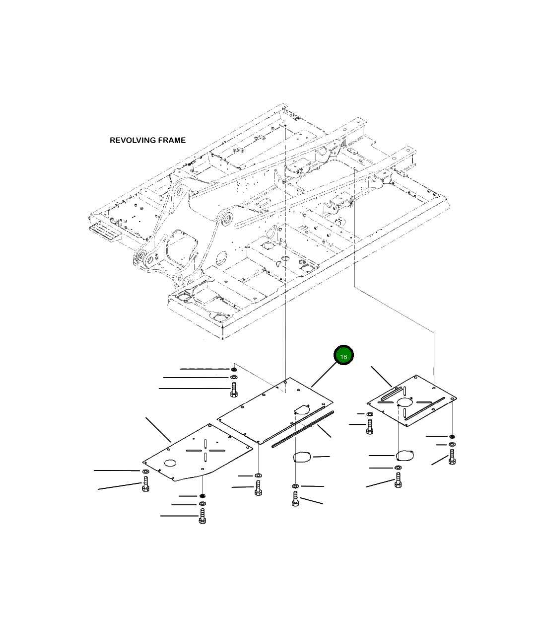 Крышка 207-54-42151  Komatsu
