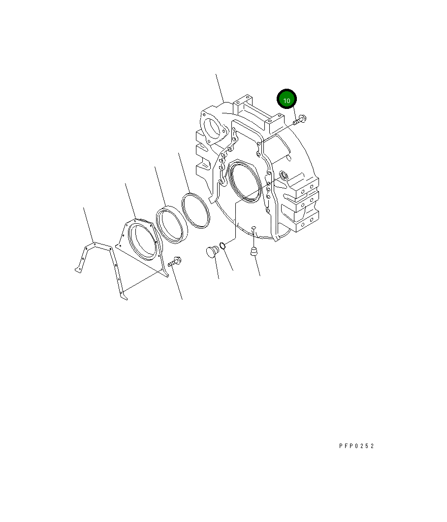 Болт 1295293H1 Komatsu