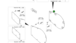 Крышка 2621-3884 Komatsu