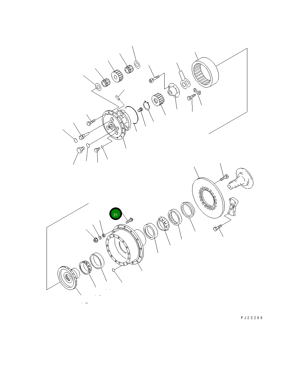 Болт 20G-22-22720 Komatsu