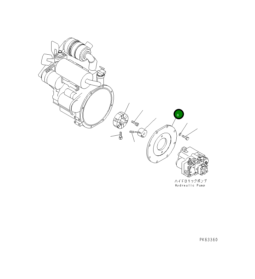 Крышка 20W-01-32211 Komatsu
