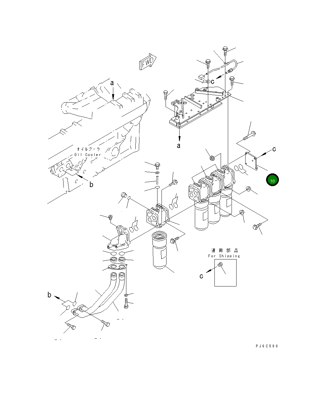 Крышка 6215-51-5240 Komatsu