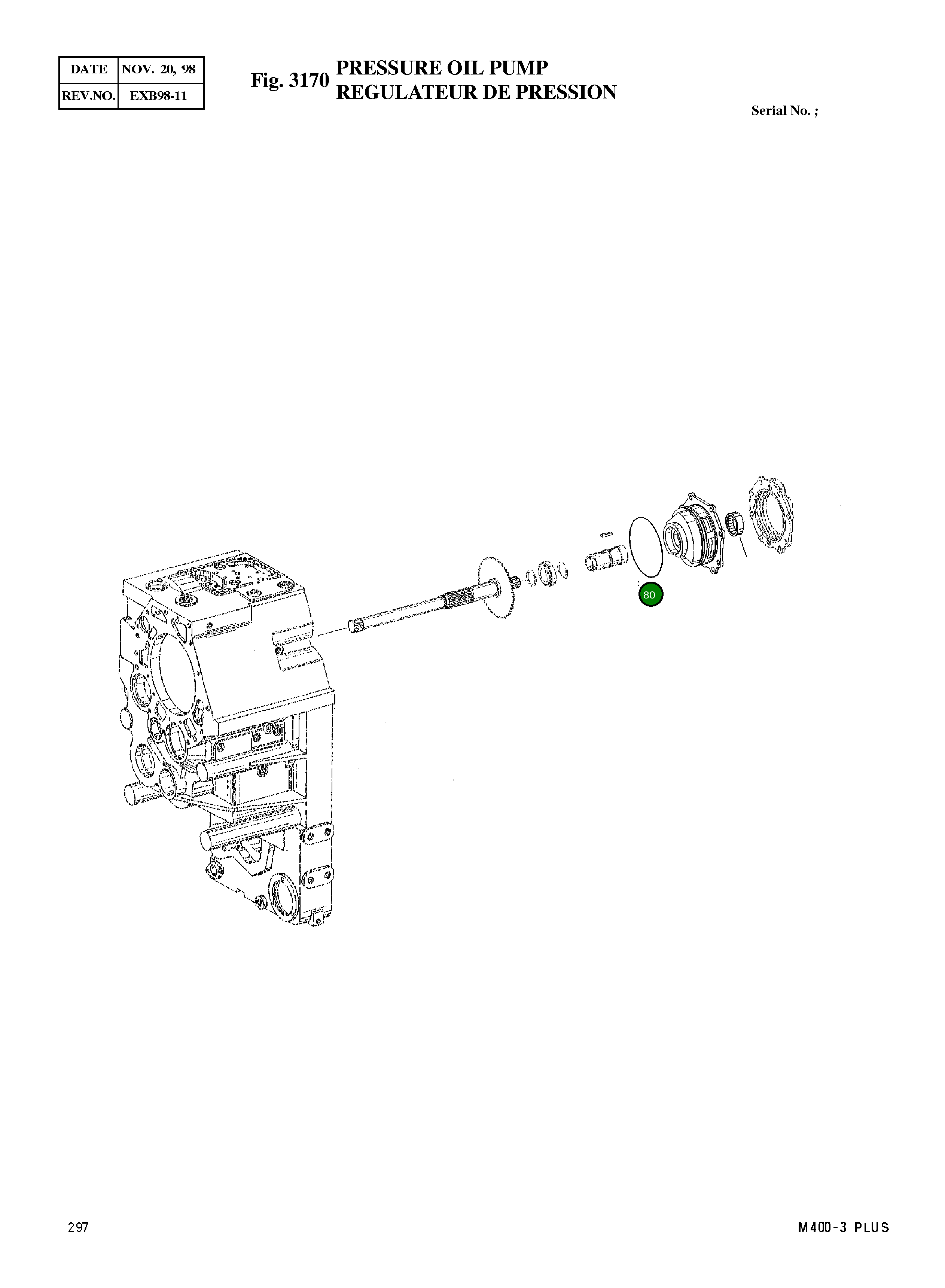 Кольцо уплотнительное (O-Ring) 0634 313 945  Komatsu