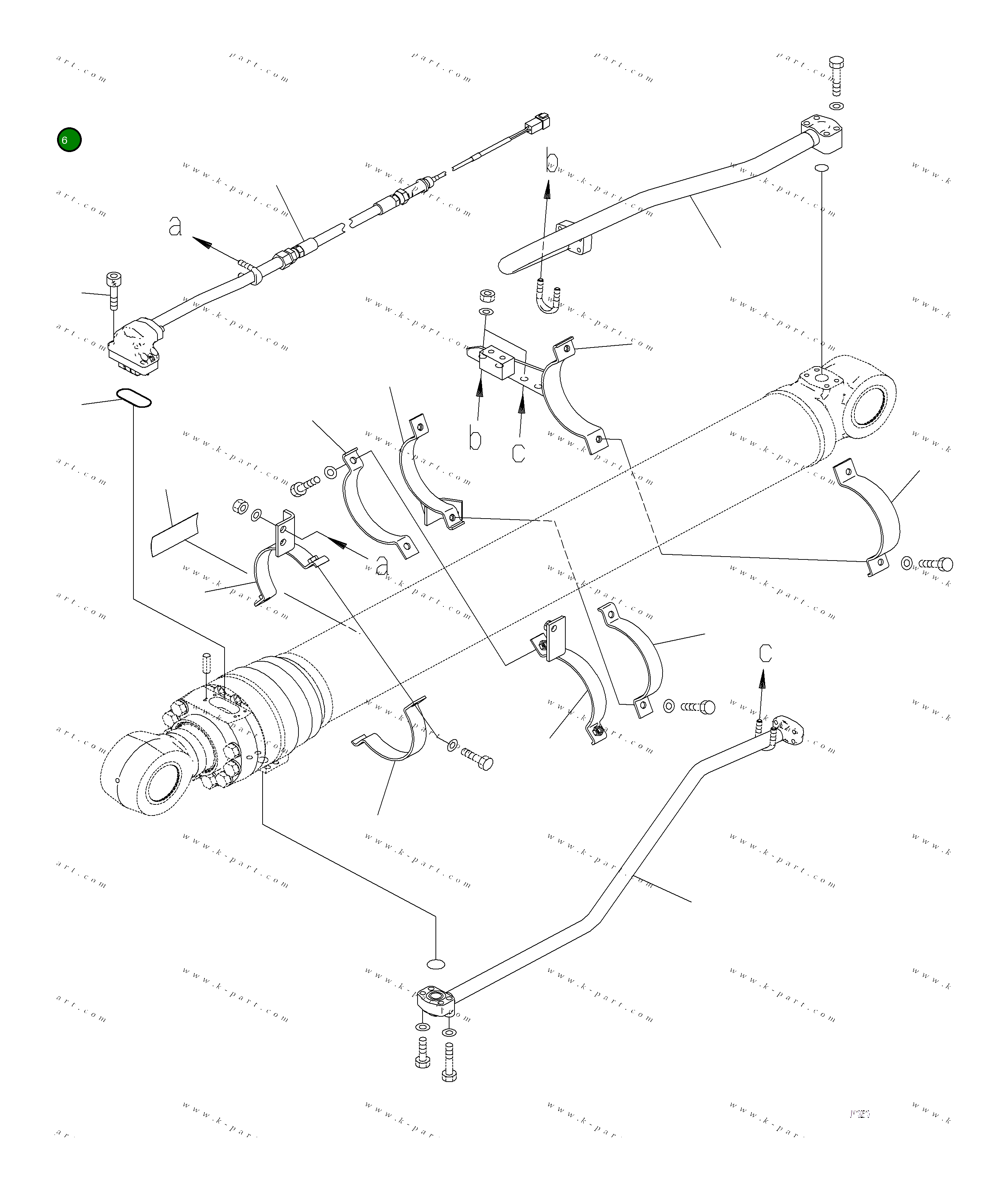 Болт 707-88-46340 Komatsu