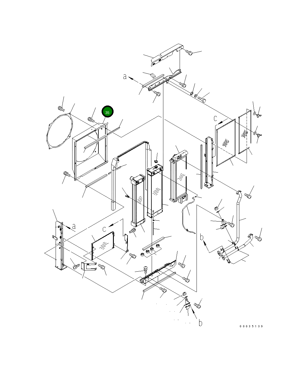 Крышка 20J-03-11480 Komatsu