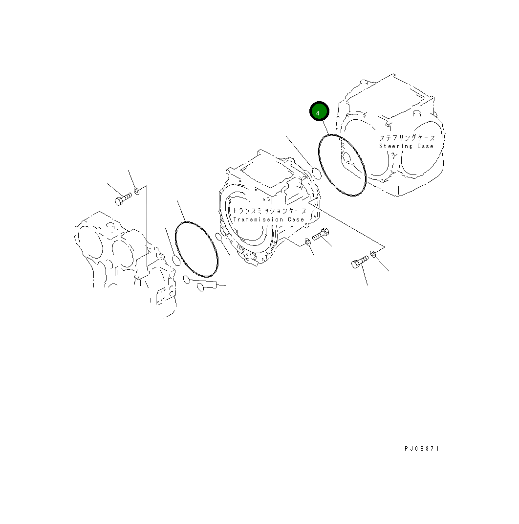 Кольцо уплотнительное (O-Ring) 07000-15380 Komatsu