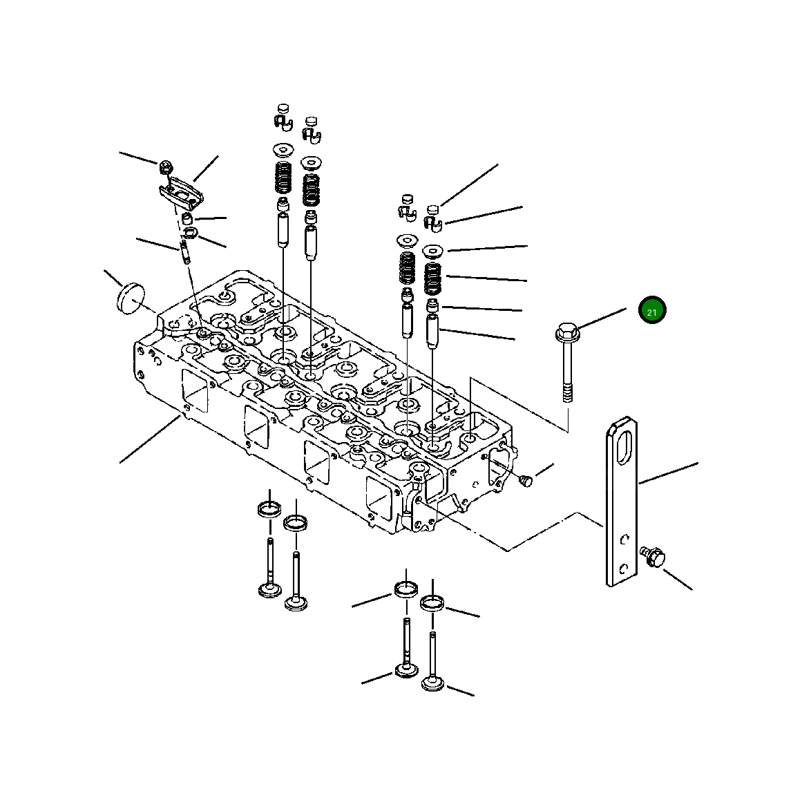 Болт YM11917401200 Komatsu