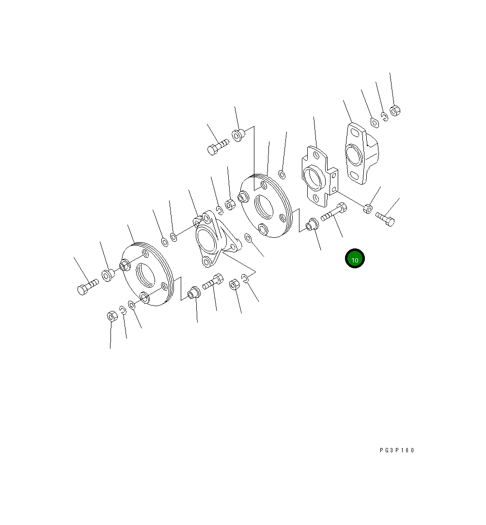 Болт DK156633-6900 Komatsu