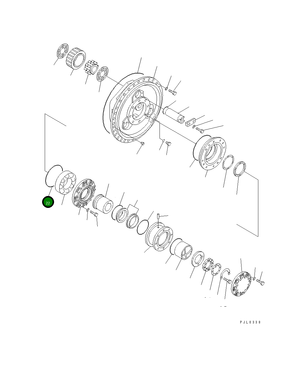 Кольцо уплотнительное (O-Ring) 07000-45280 Komatsu