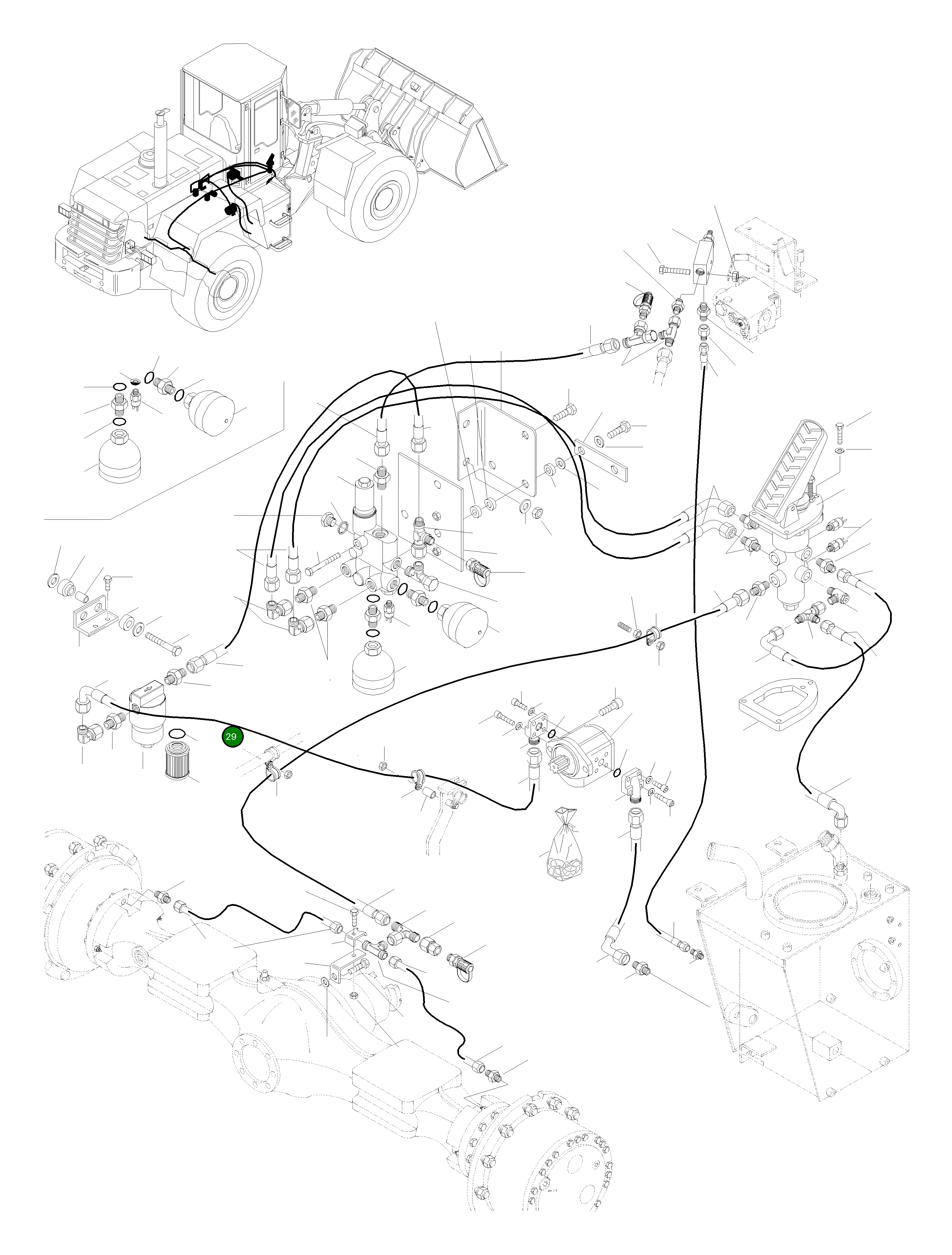 Кольцо уплотнительное (O-Ring) 42X-00-H0190 Komatsu