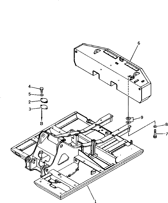 Болт 203-46-62160  Komatsu