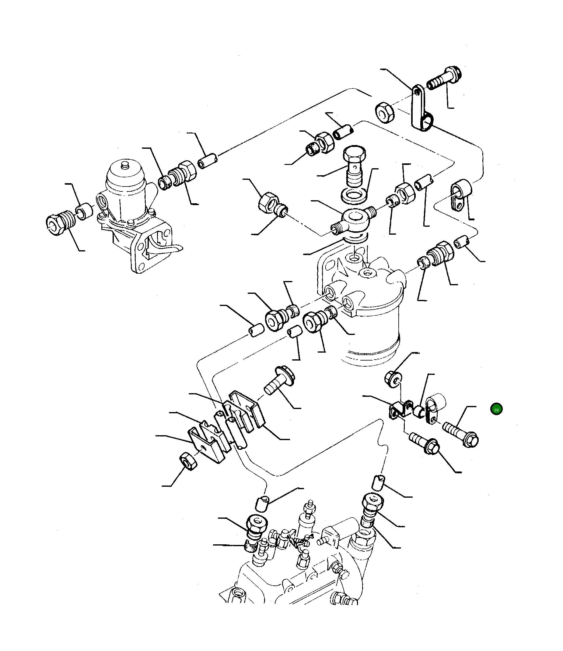 Болт P2314F006 Komatsu