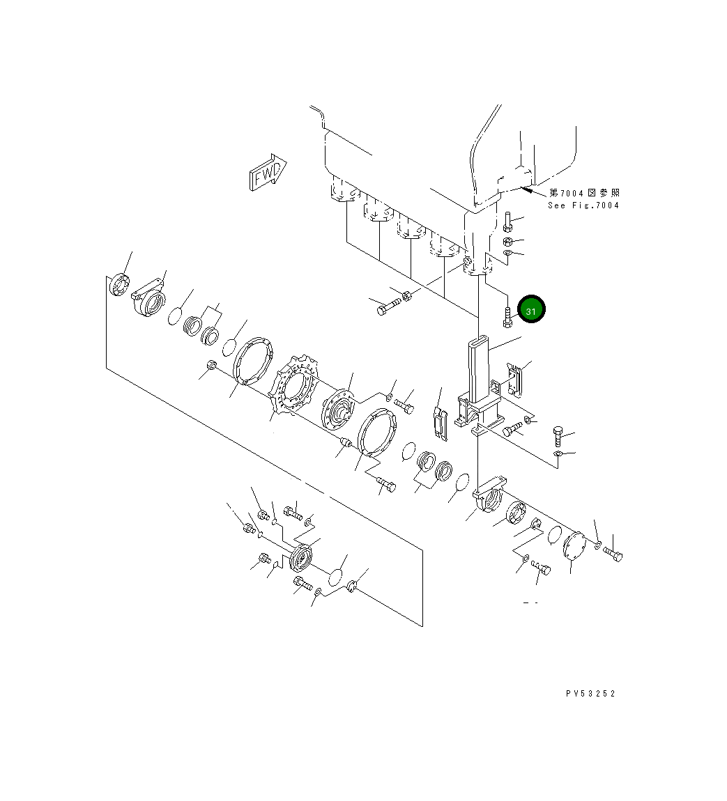 Болт 263-78-11831 Komatsu