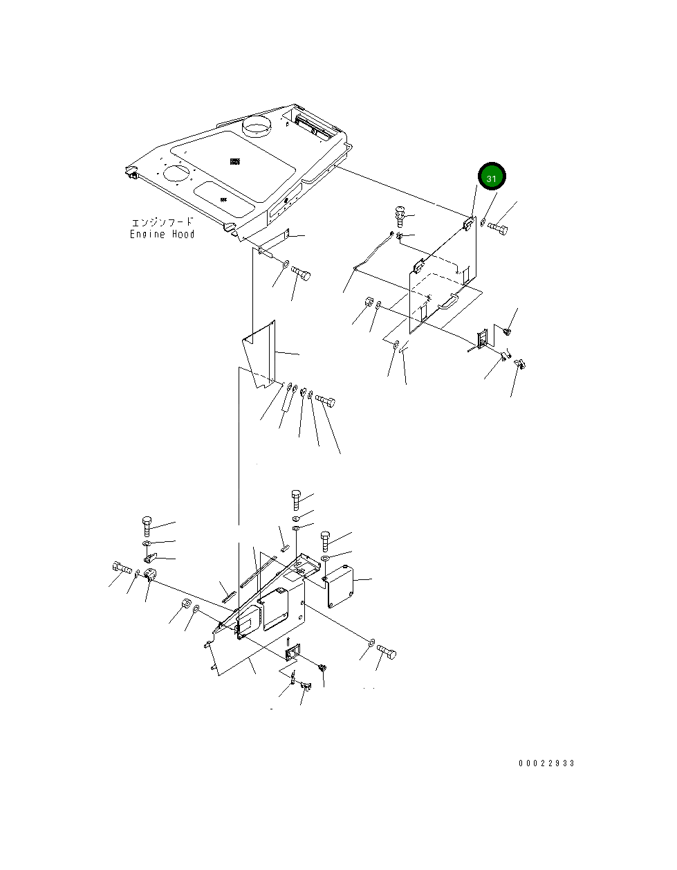 Крышка 195-54-75920 Komatsu