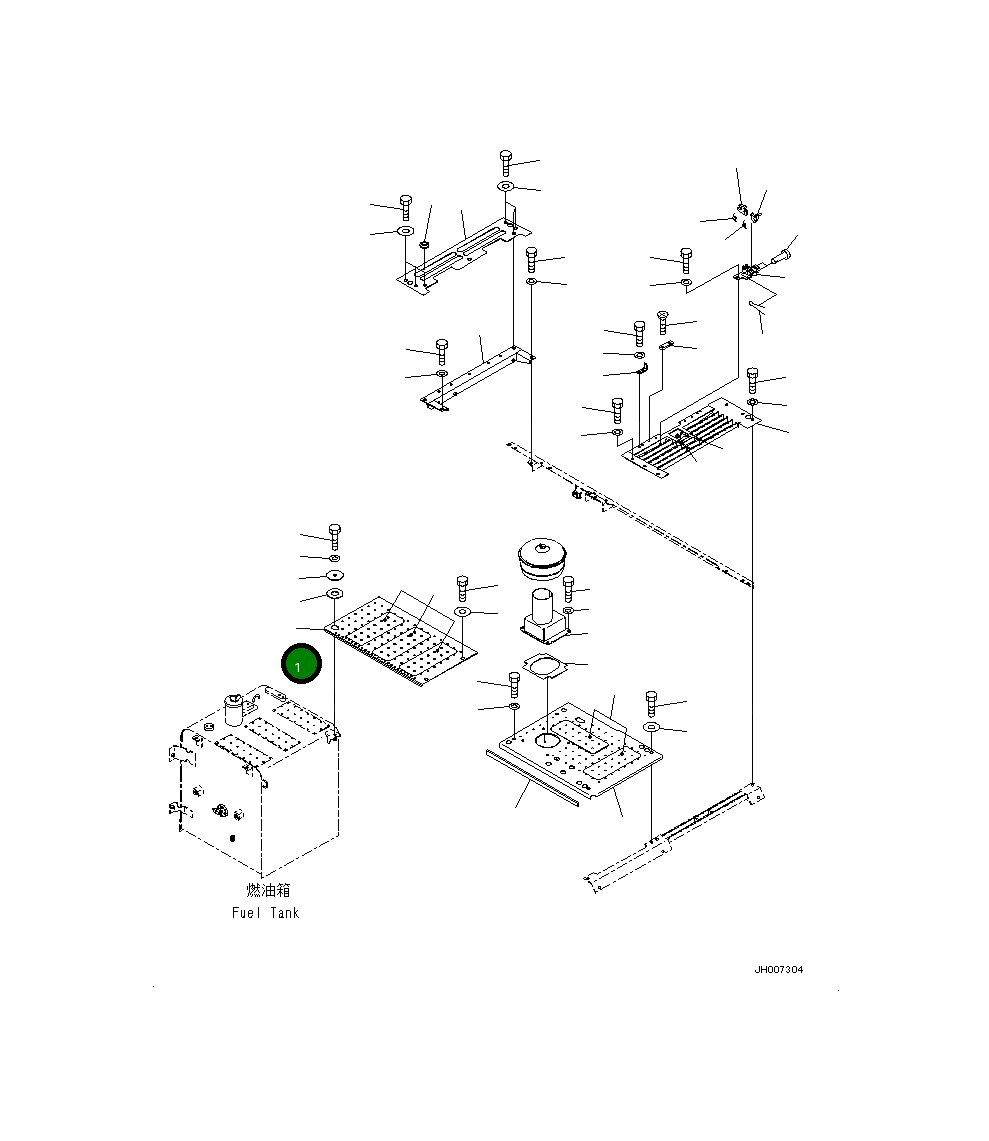 Крышка 20Y-54-71752 Komatsu
