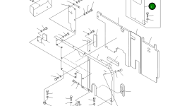 Крышка 20E-54-K6411 Komatsu