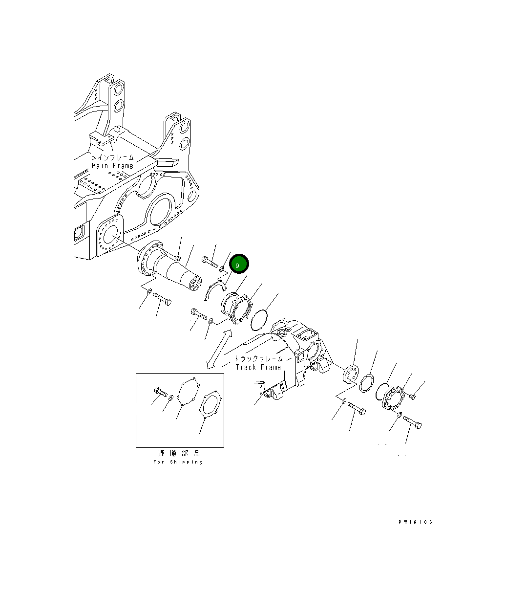 Крышка 19M-31-11211 Komatsu