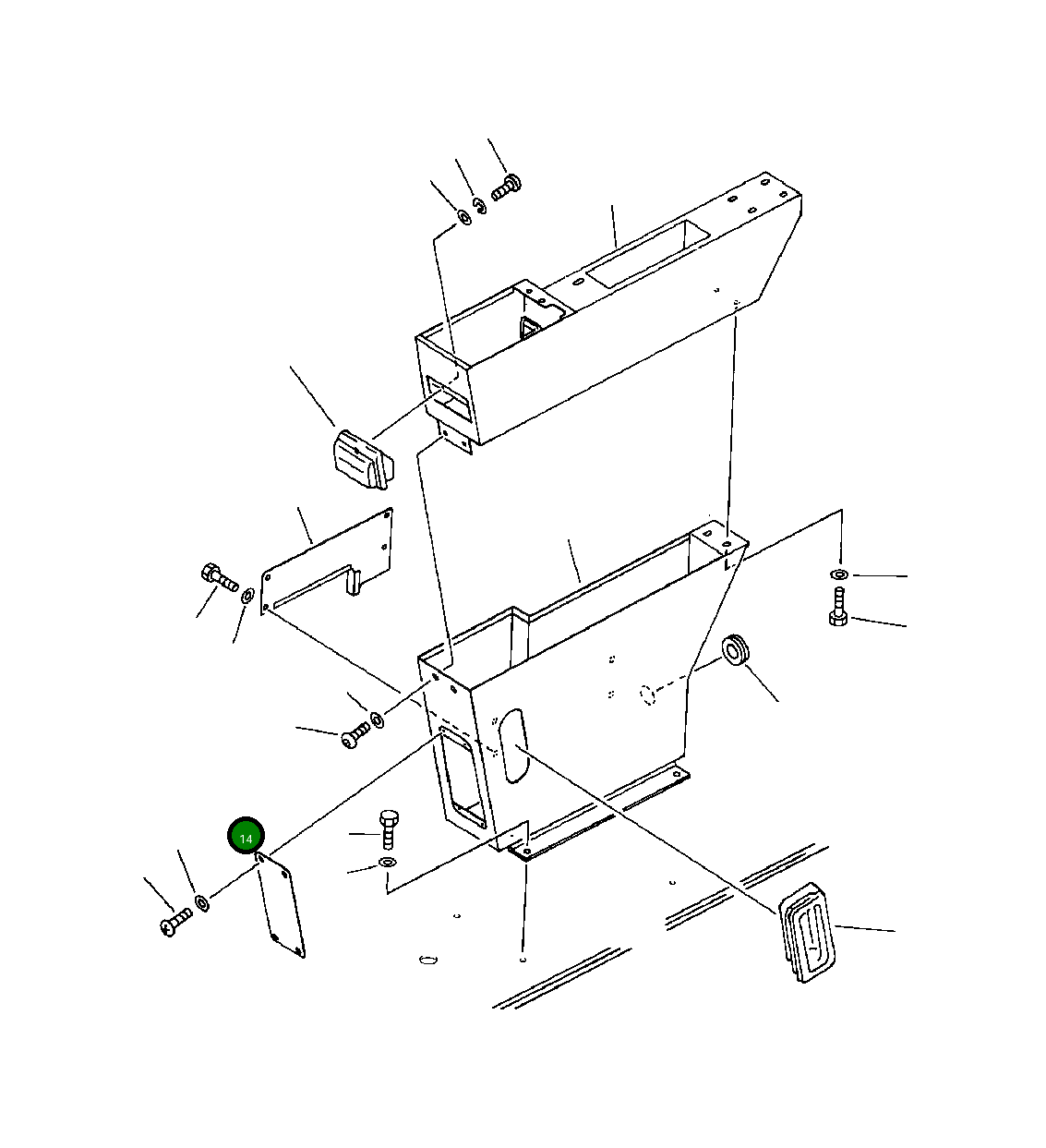 Крышка 209-43-51370  Komatsu