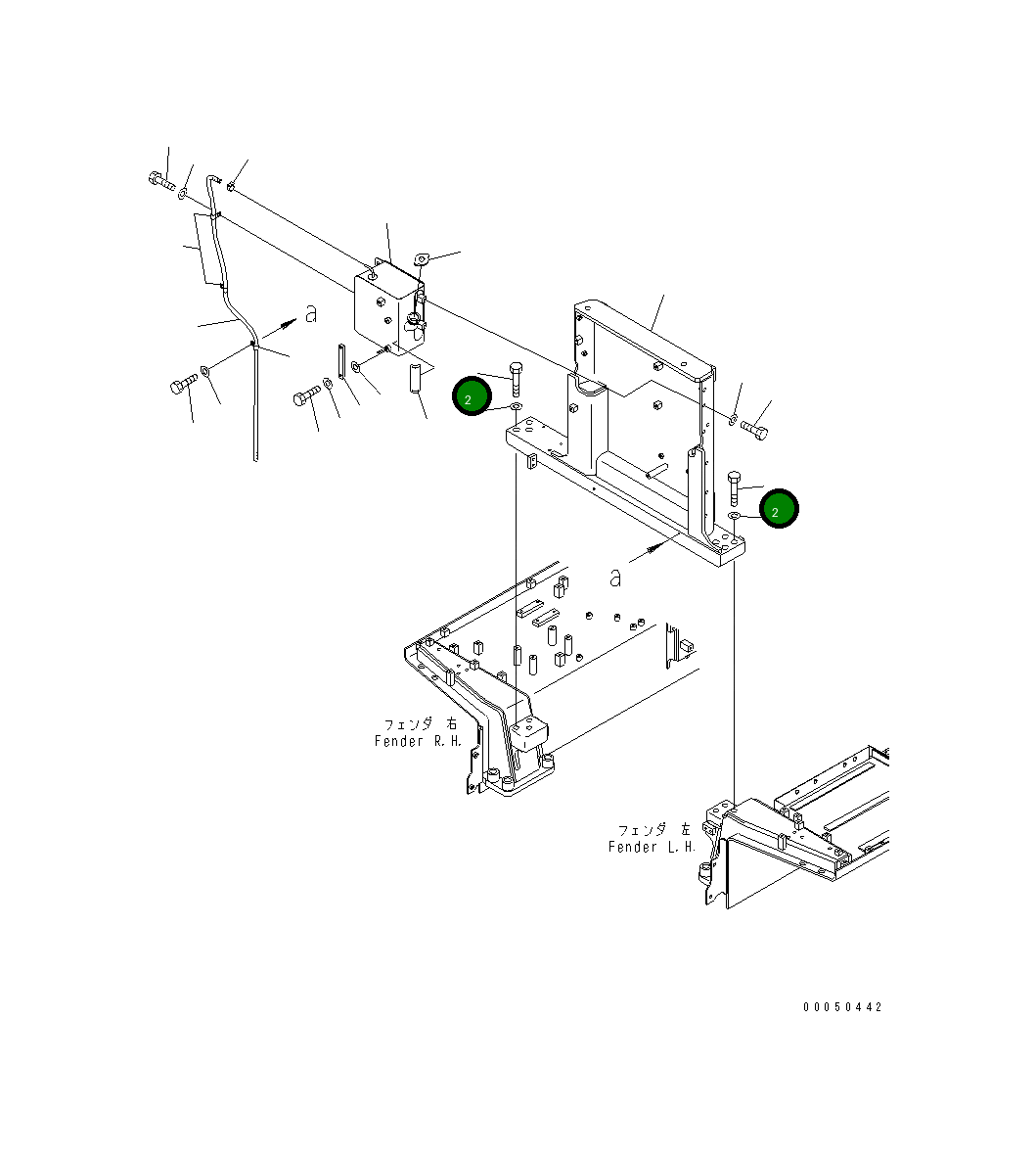 Болт 195-09-11110 Komatsu