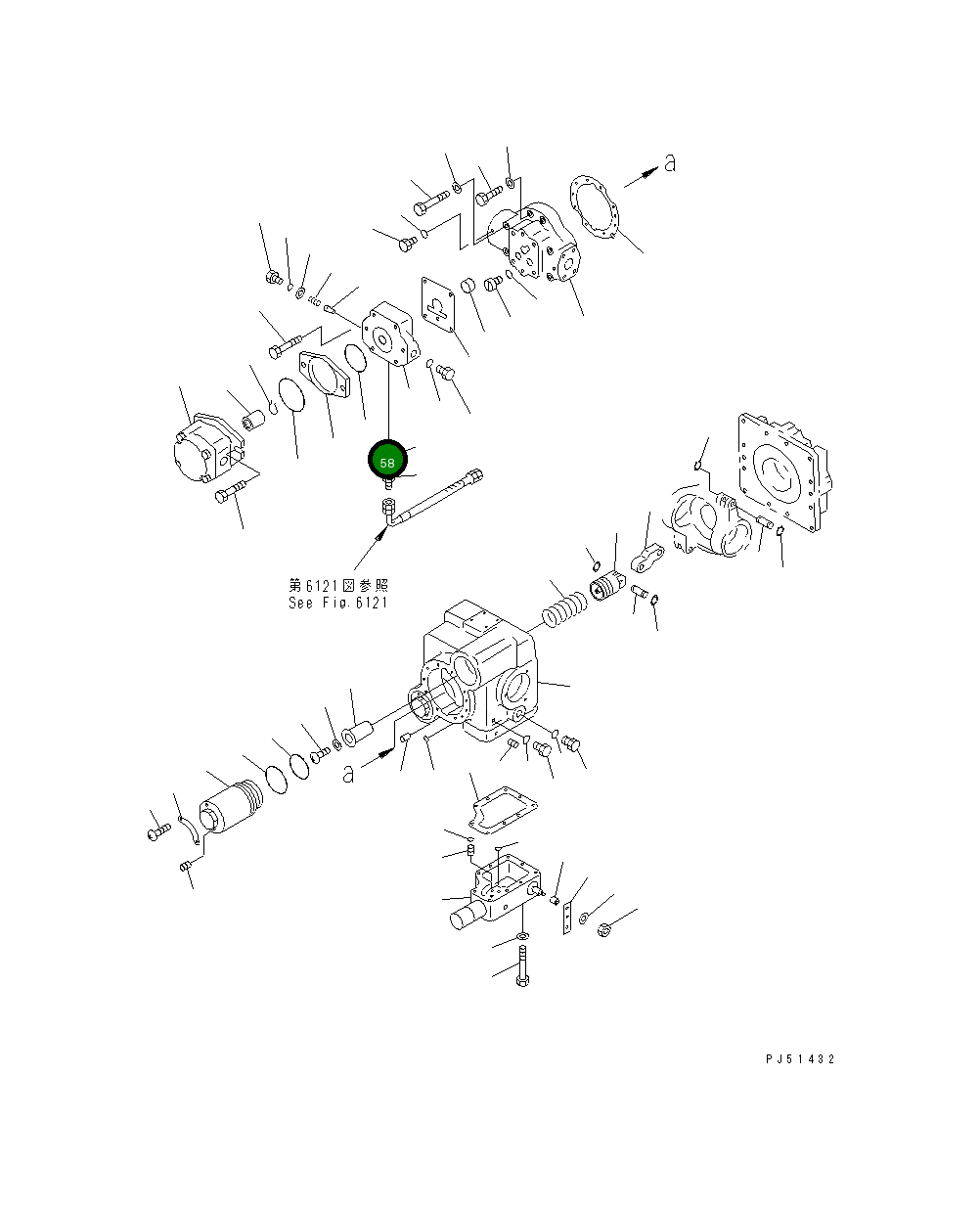 Кольцо уплотнительное (O-Ring) 263-61-11280  Komatsu