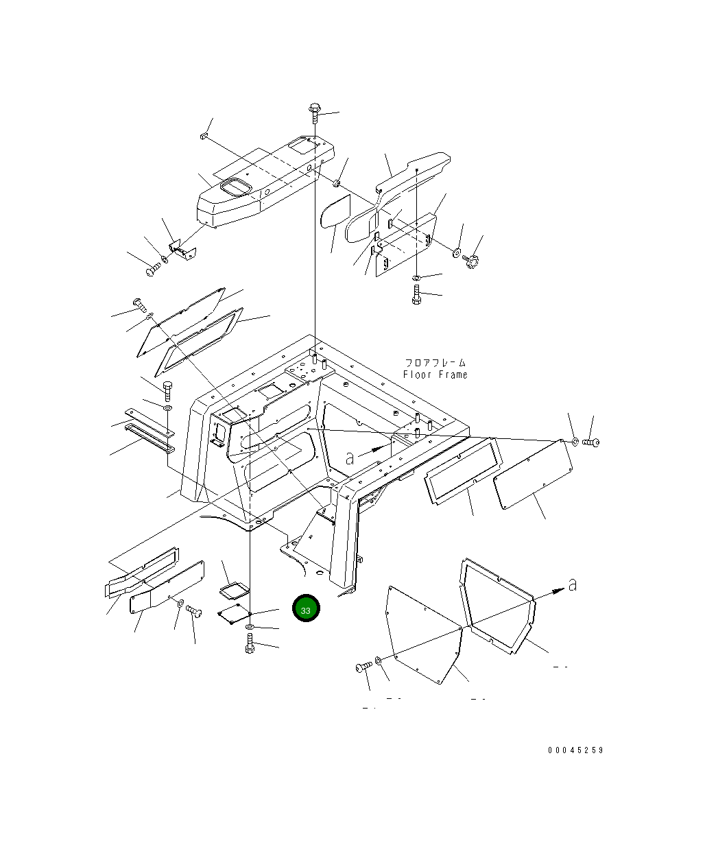 Крышка 14X-43-34140 Komatsu