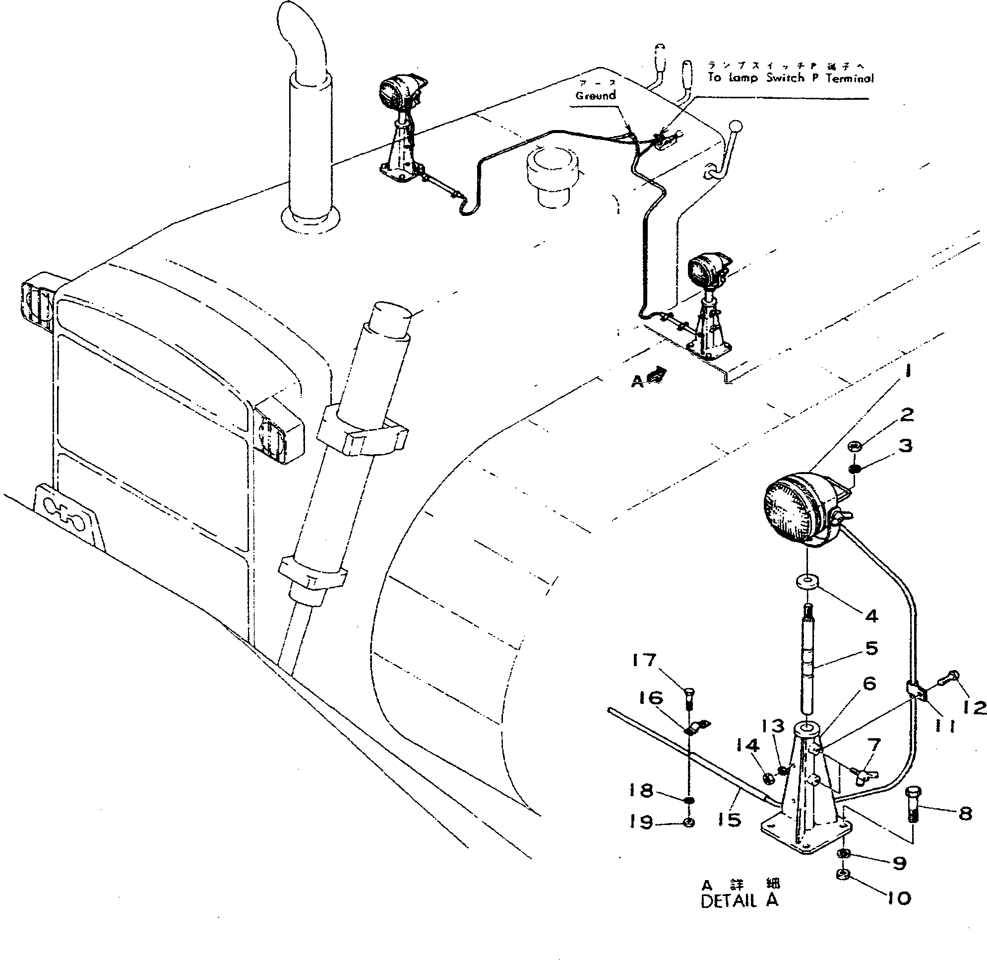 Болт 195-06-15681  Komatsu