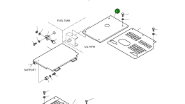 Крышка 2627-1139A Komatsu
