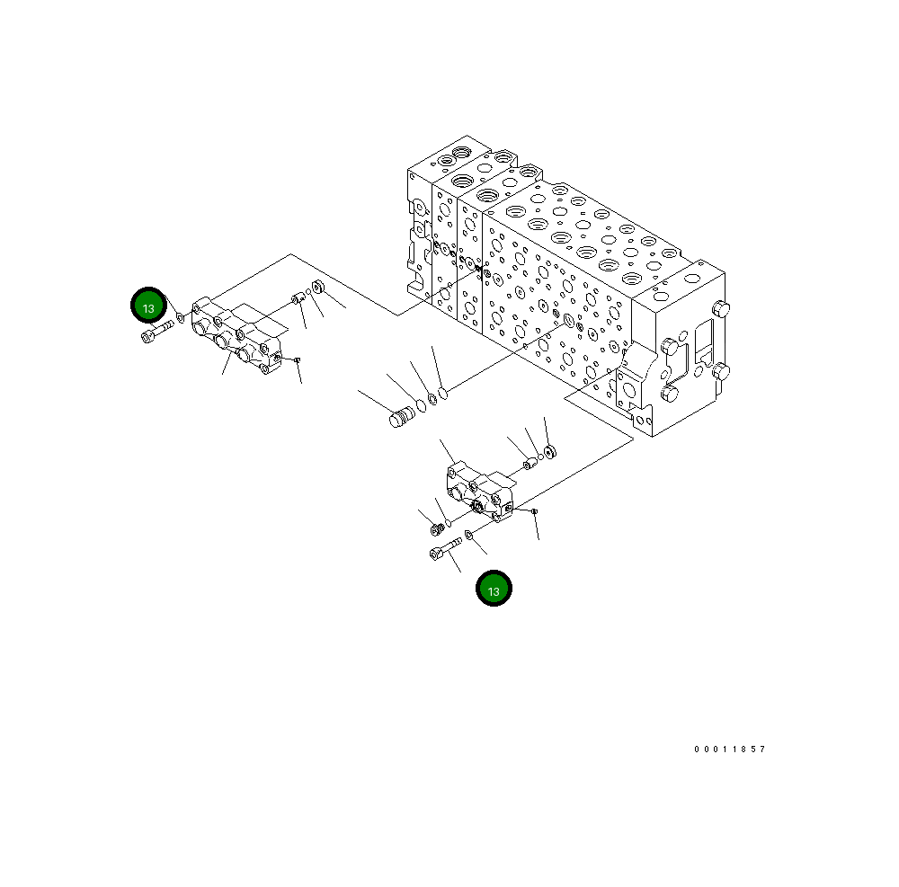 Болт 01252-61050 Komatsu