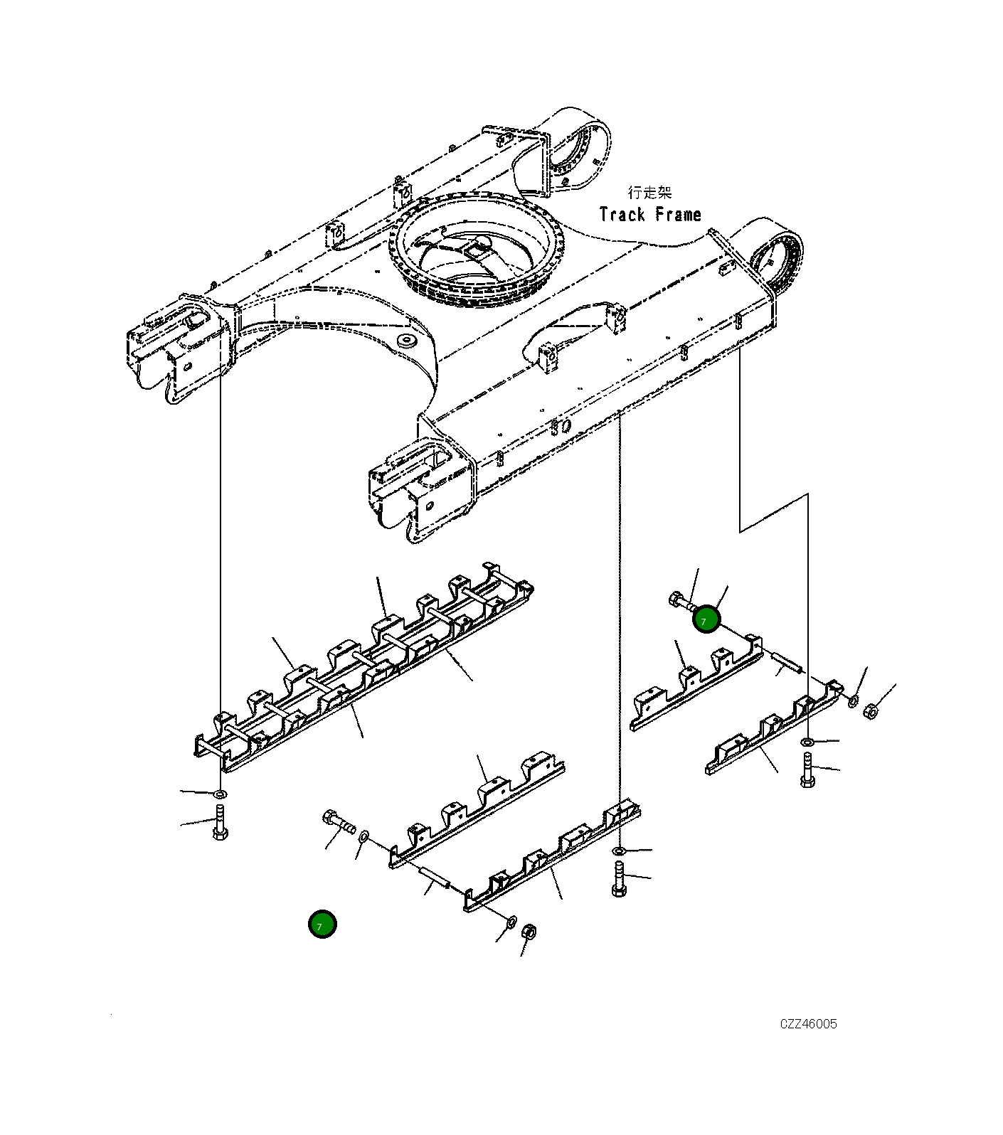 Болт 421-975-1230  Komatsu