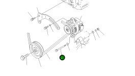 Болт KT01153-50875 Komatsu