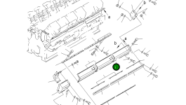 Крышка 6166-11-7430 Komatsu