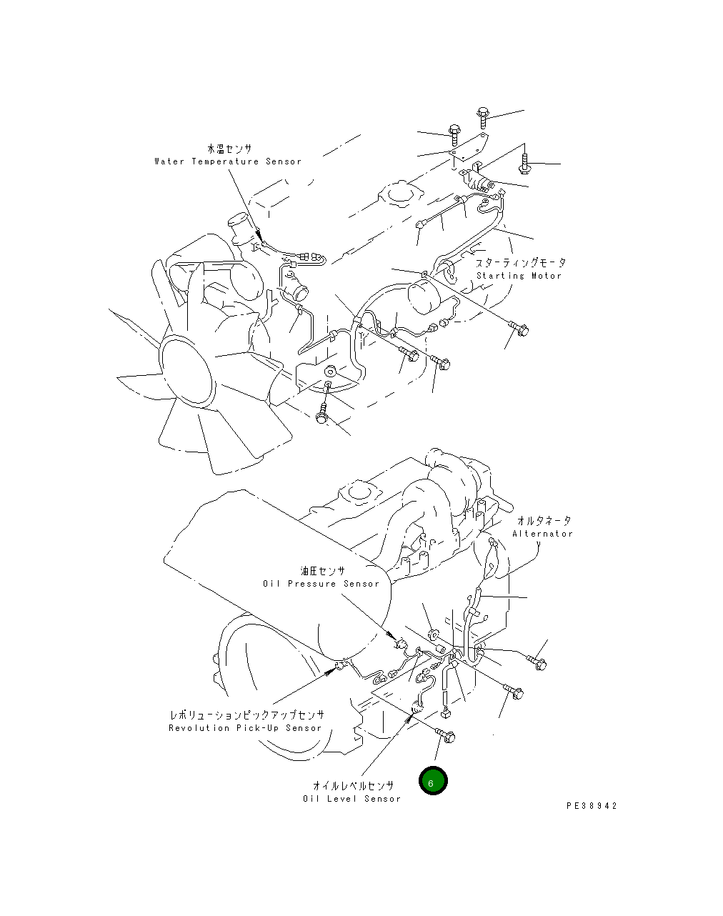 Болт 01435-21014 Komatsu