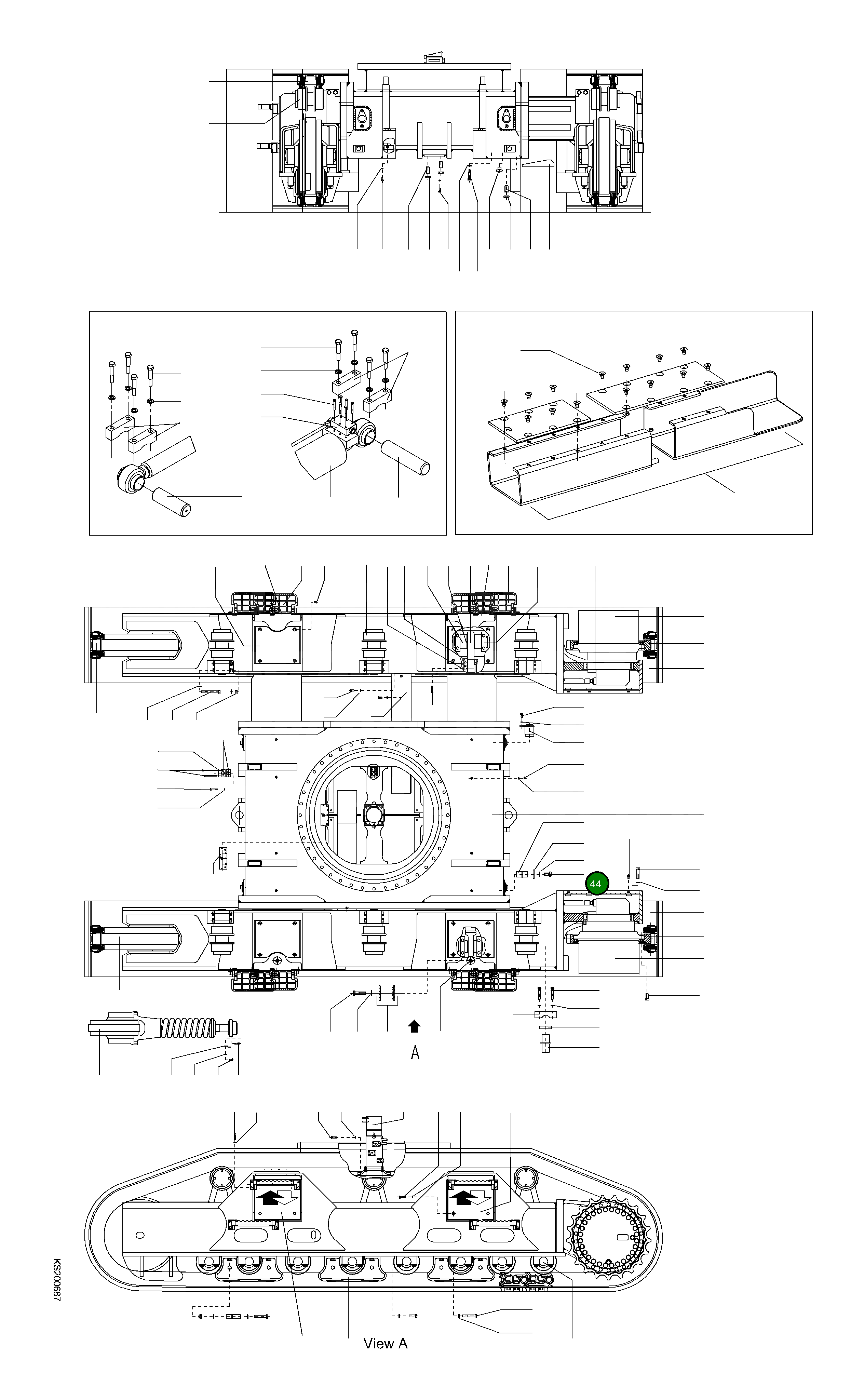 Болт 208-30-KB690 Komatsu