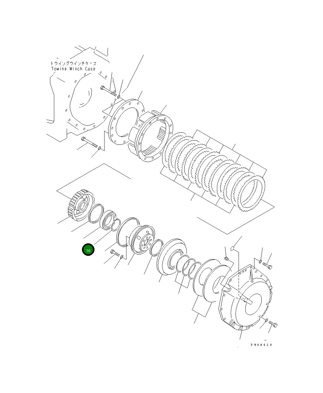Кольцо 04064-09030 Komatsu