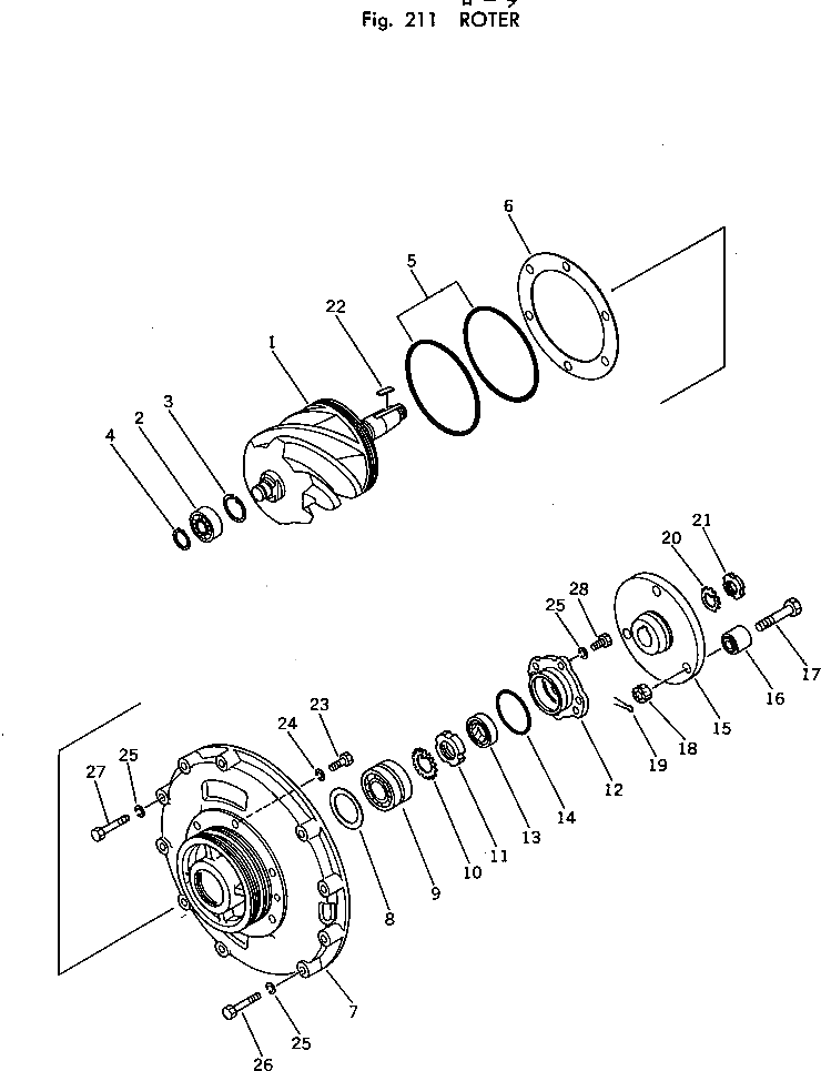 Болт M018011000656  Komatsu