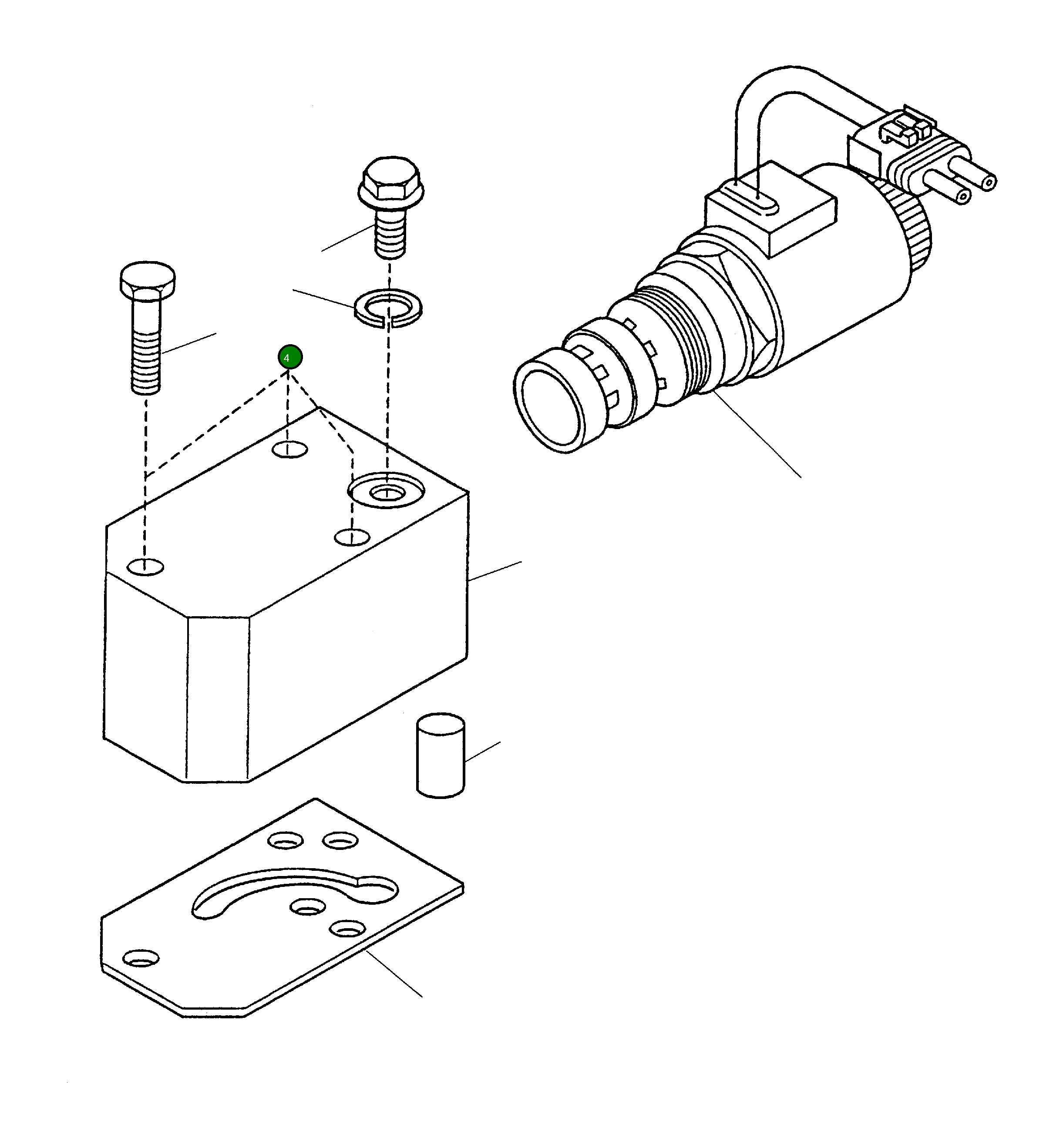 Болт CA0020805 Komatsu