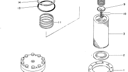 Сиденье 195-60-16351 Komatsu