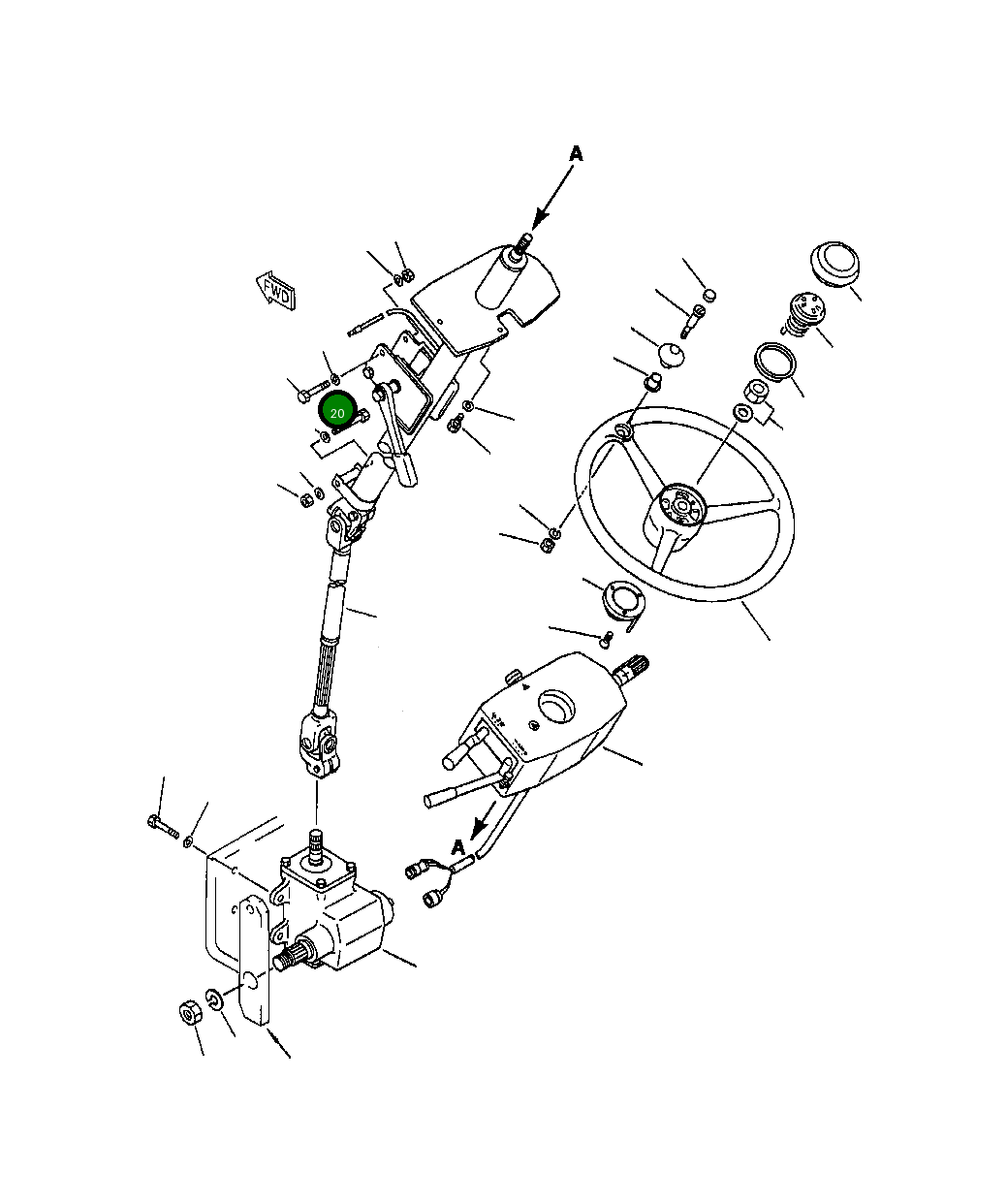 Болт 421-40-12912 Komatsu