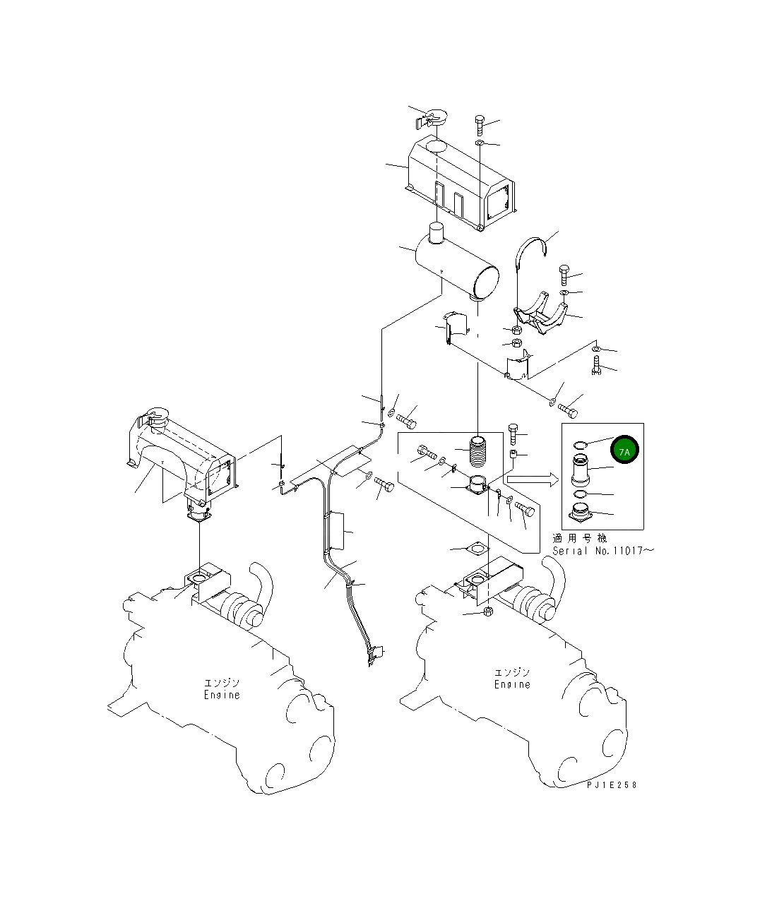 Кольцо 21T-01-67450 Komatsu