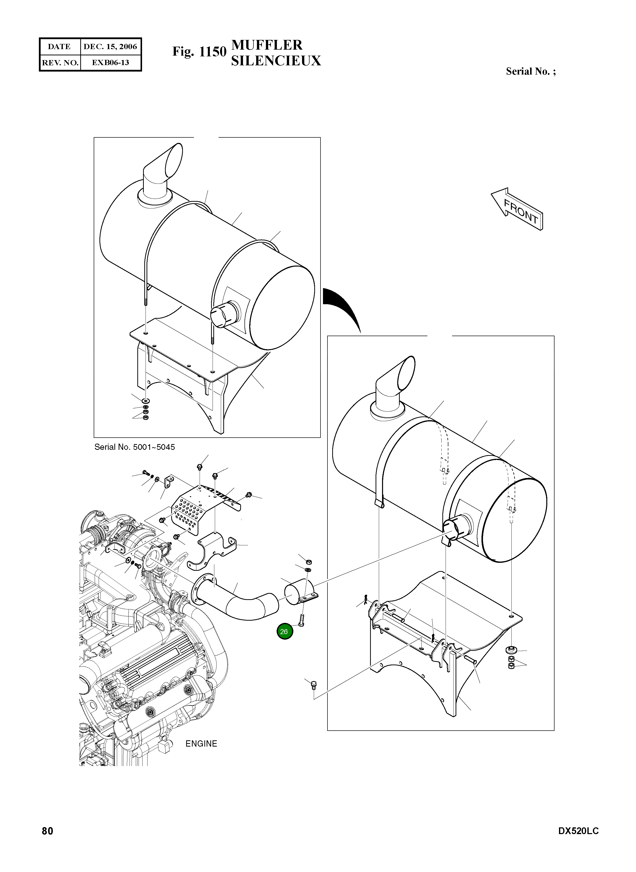 Болт S0515566 Komatsu