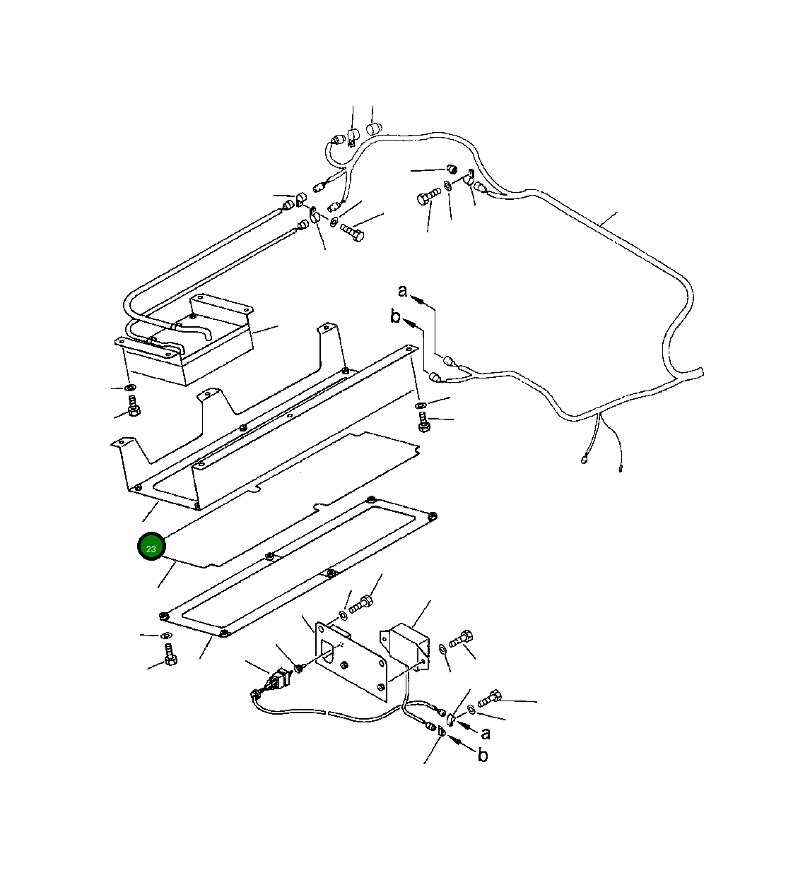 Крышка 209-06-51580  Komatsu