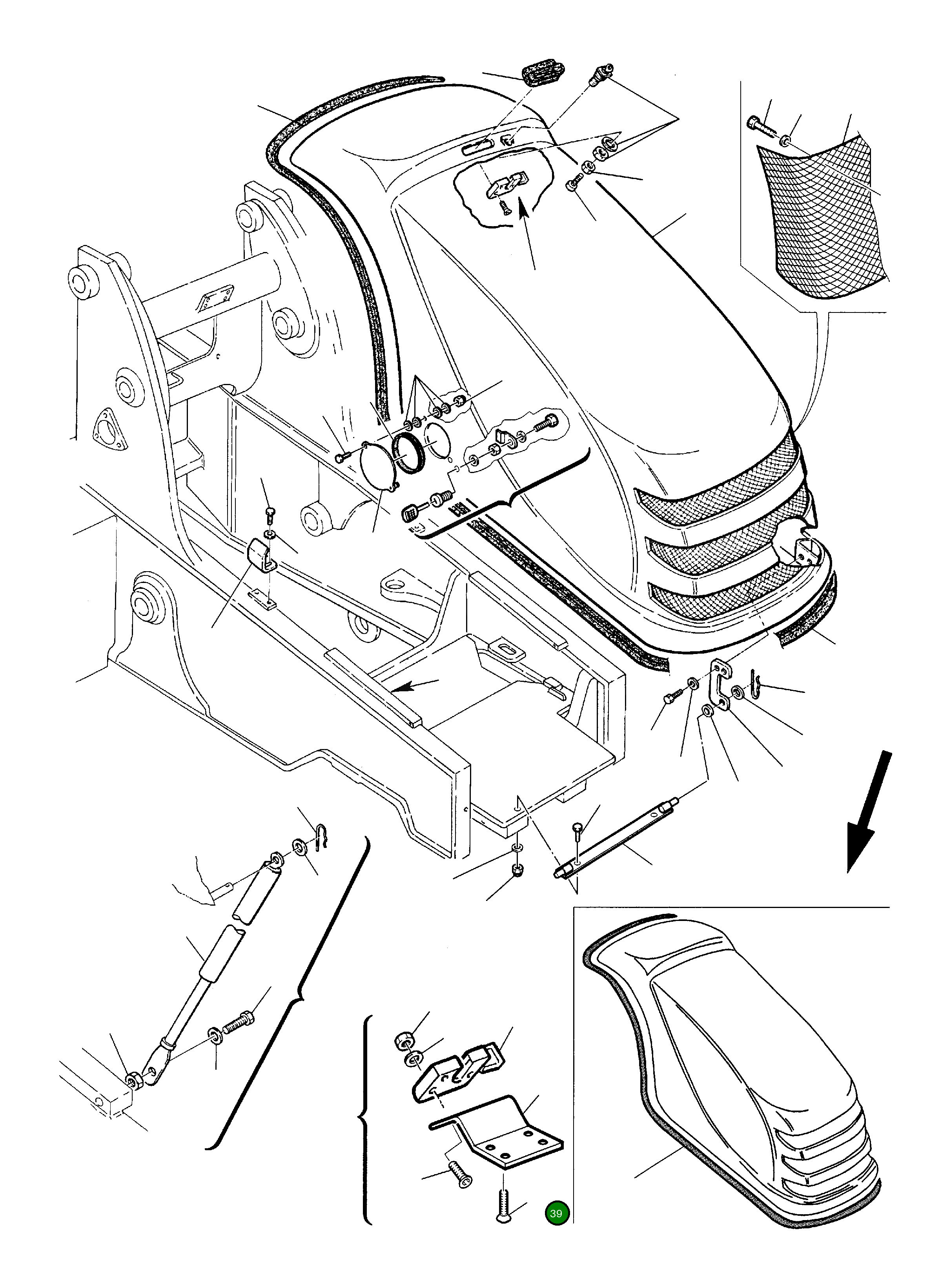 Болт 801200017 Komatsu