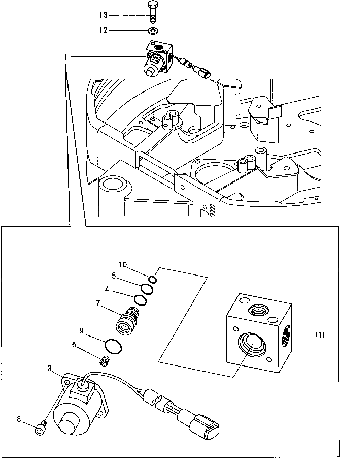 Кольцо уплотнительное (O-Ring) YM172186-74630  Komatsu