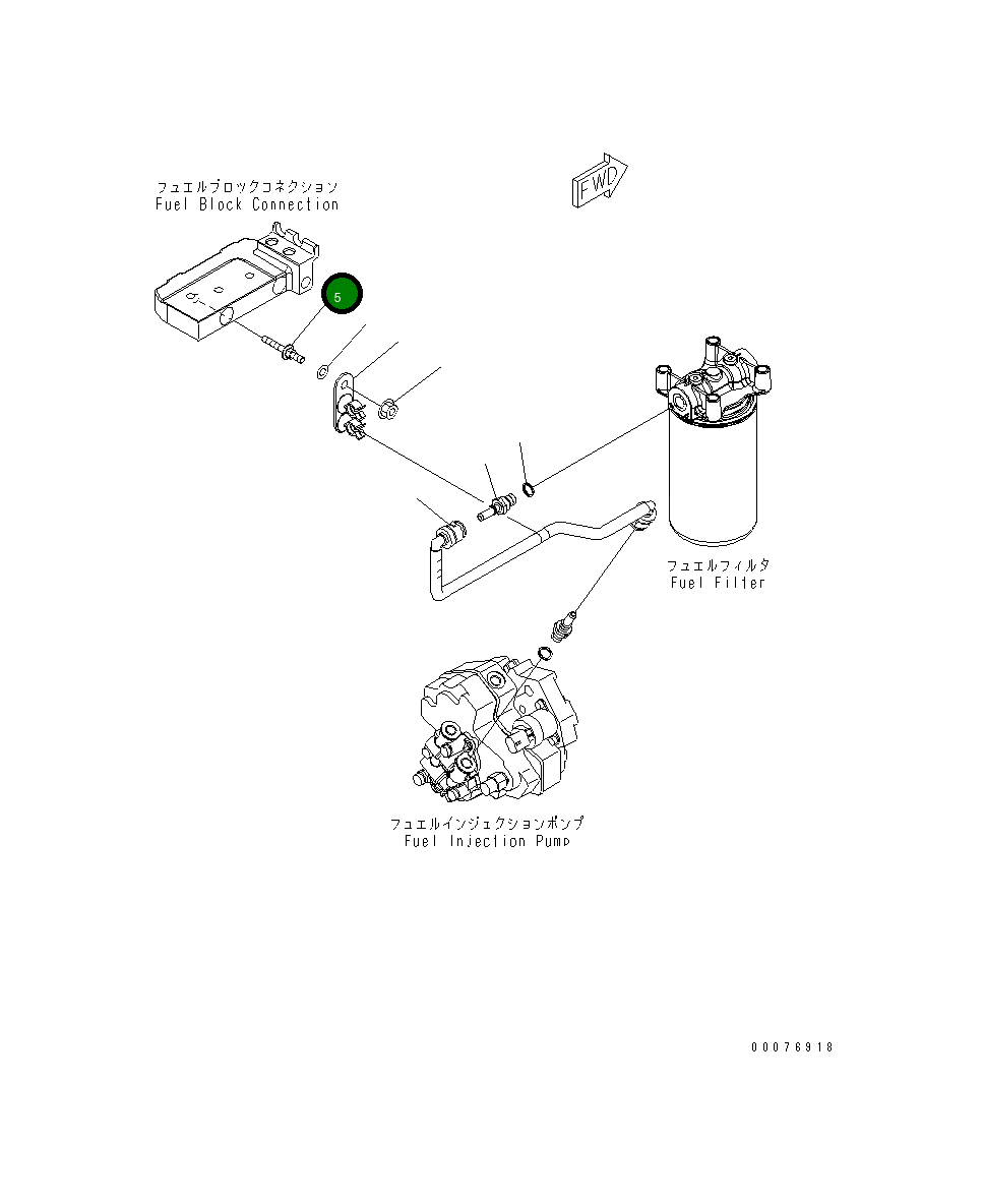 Болт 6754-71-5380 Komatsu