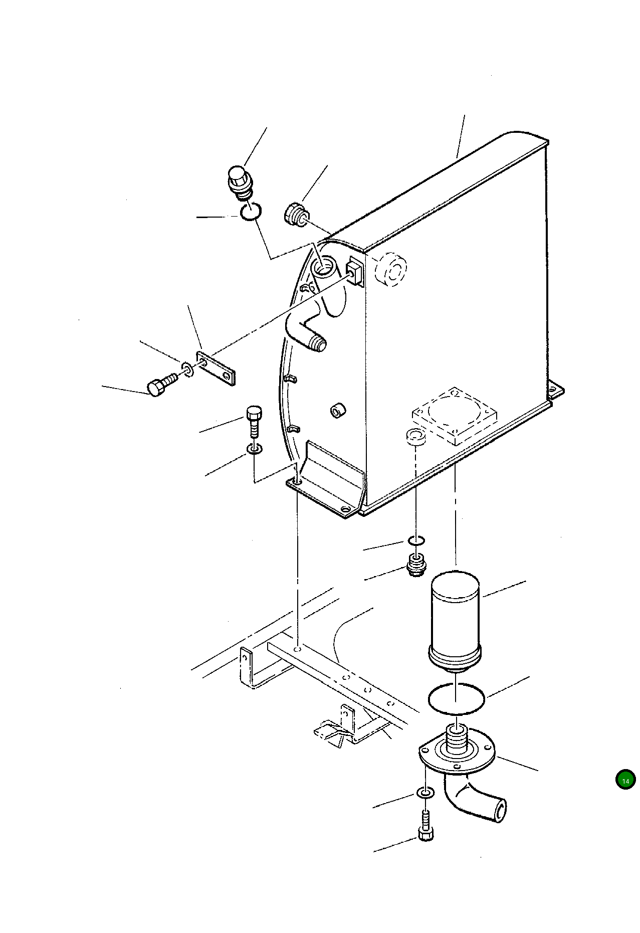 Кольцо уплотнительное (O-Ring) 855021244 Komatsu