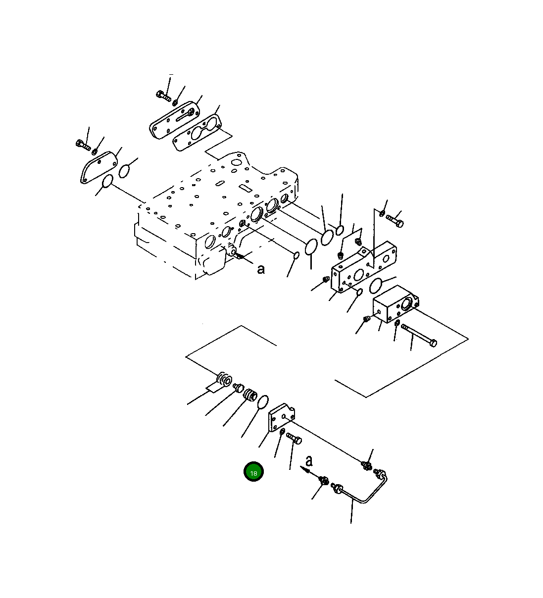 Крышка 428-15-15530  Komatsu